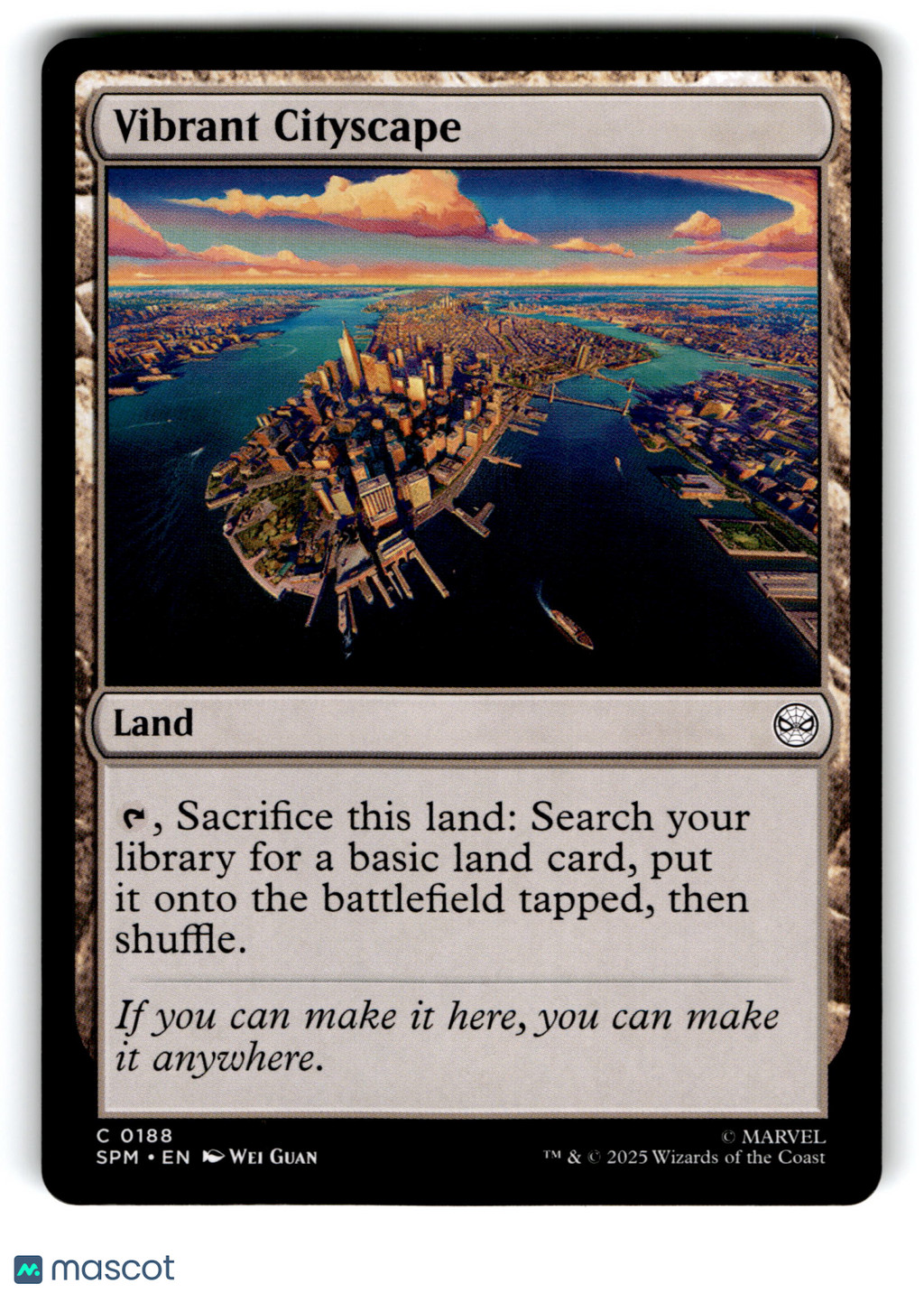 2023 Magic: The Gathering Vibrant Cityscape Marvel crossover