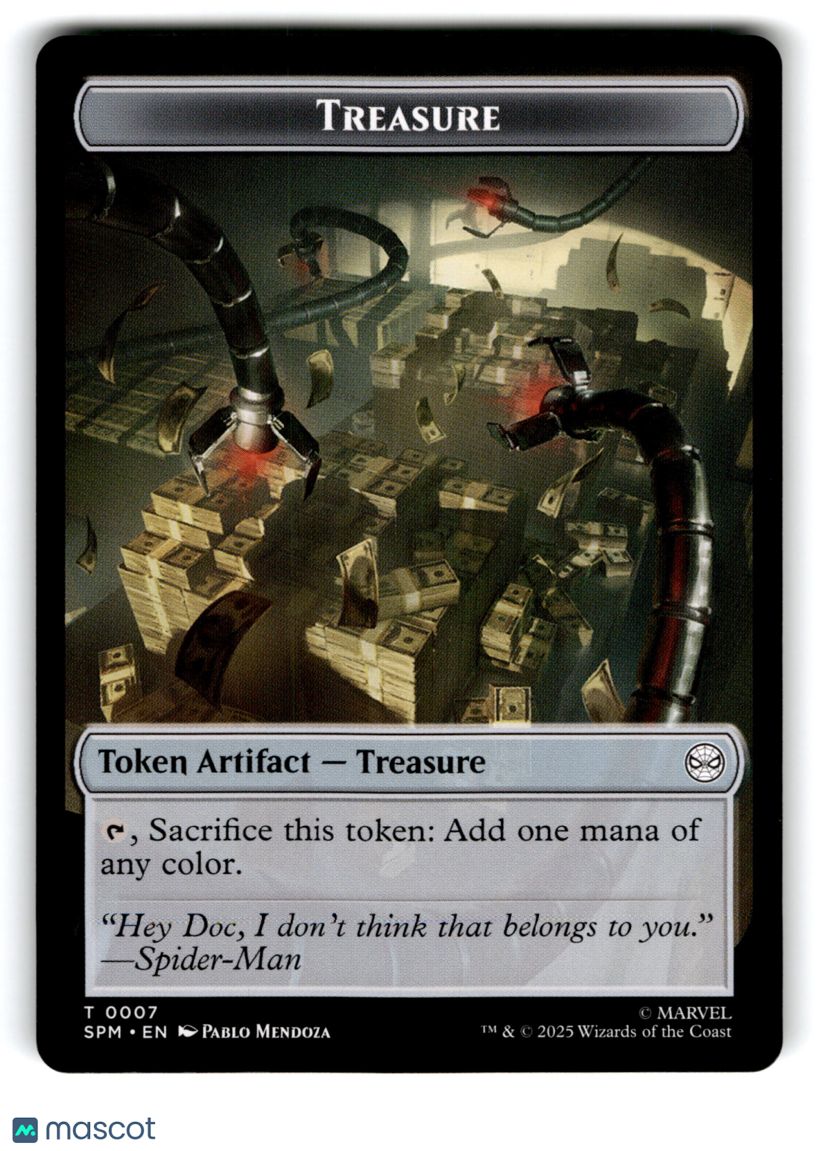 2025 Magic: The Gathering Treasure Human Citizen Token