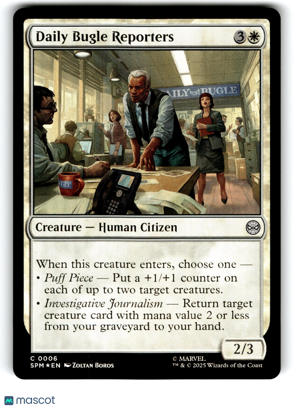 2025 Magic: The Gathering Daily Bugle Reporters #0006