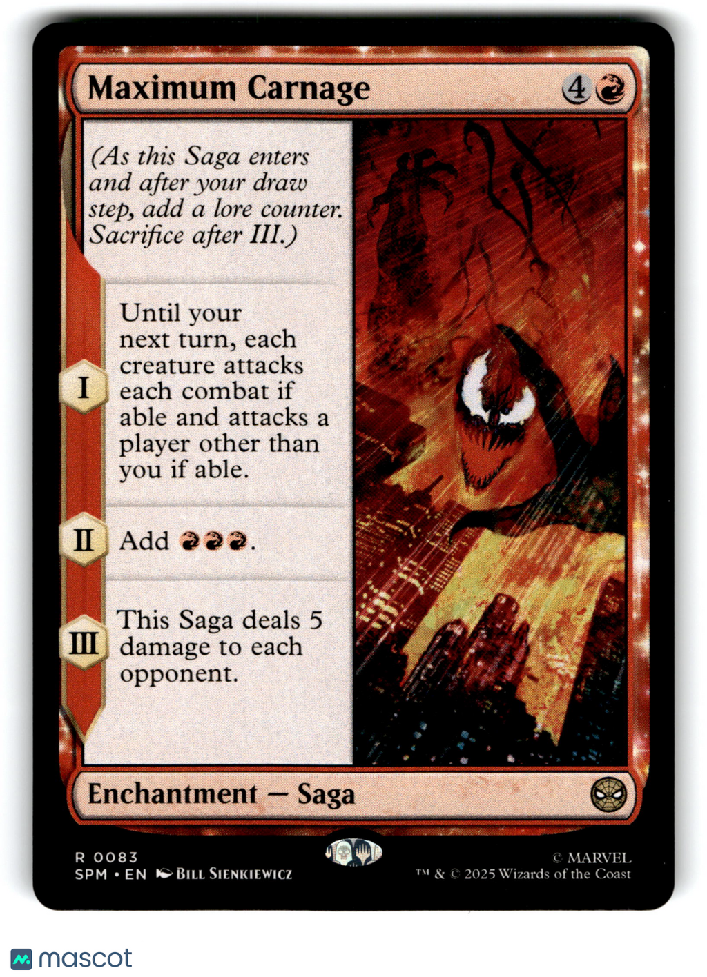 2025 Magic: The Gathering Maximum Carnage #R 0083