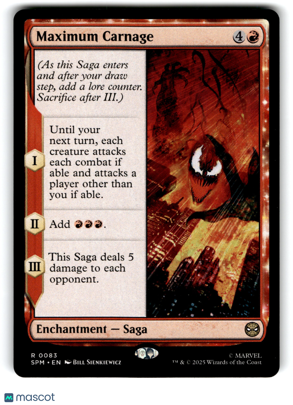 2025 Magic: The Gathering Maximum Carnage #R 0083
