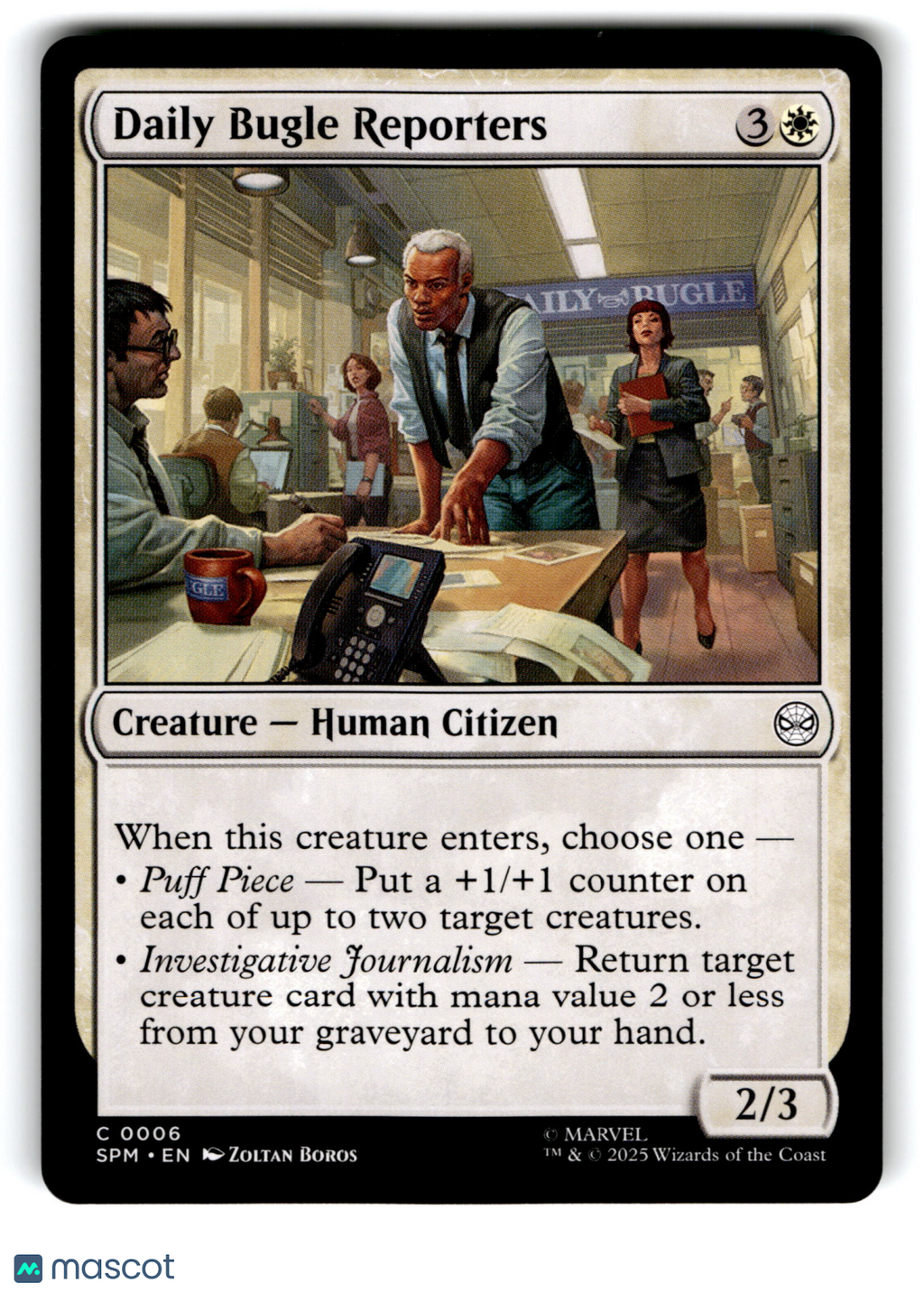 2023 Magic: The Gathering Daily Bugle Reporters #C 0006