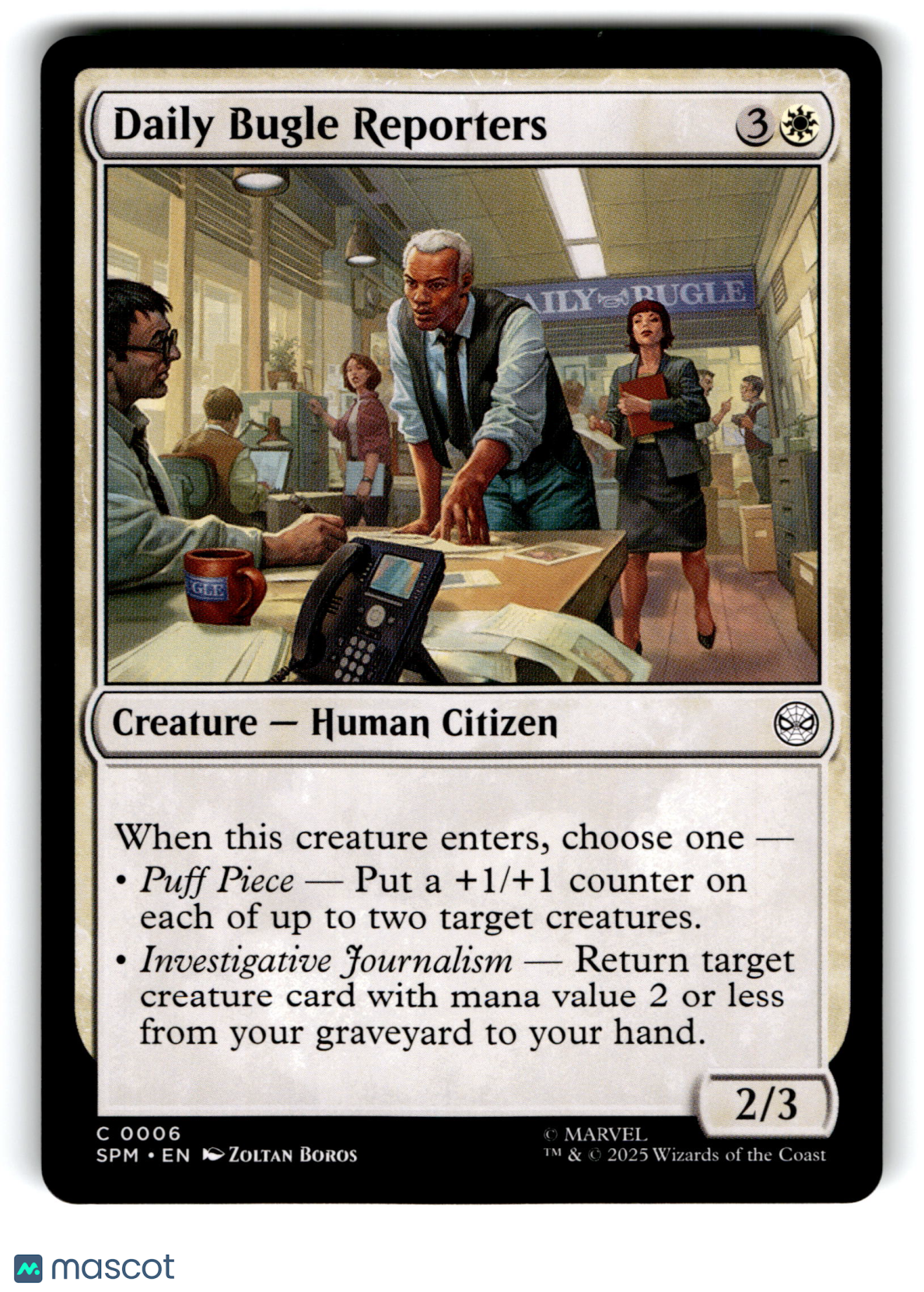 2023 Magic: The Gathering Daily Bugle Reporters #C 0006