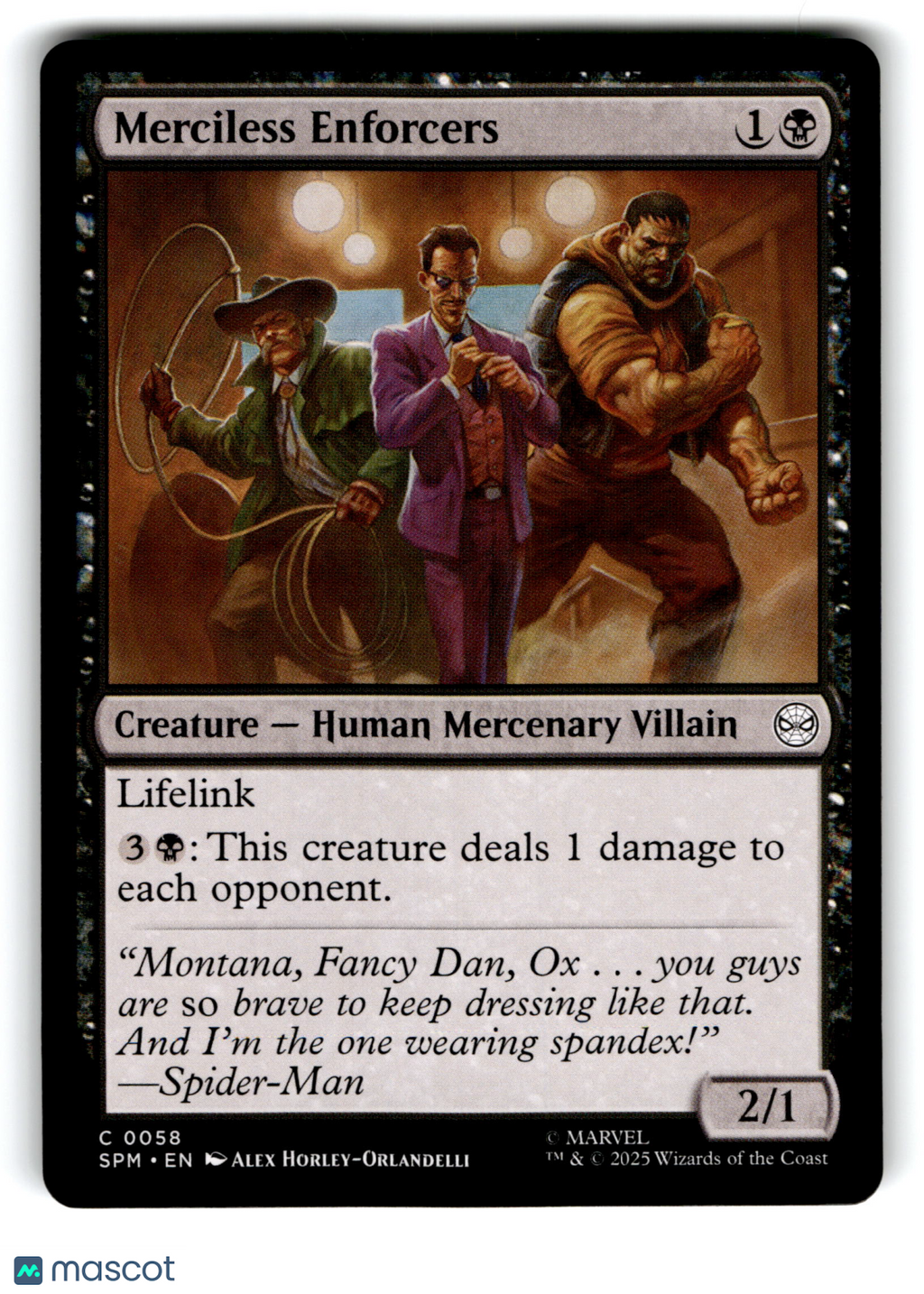 2023 Magic: The Gathering Merciless Enforcers #C 0058