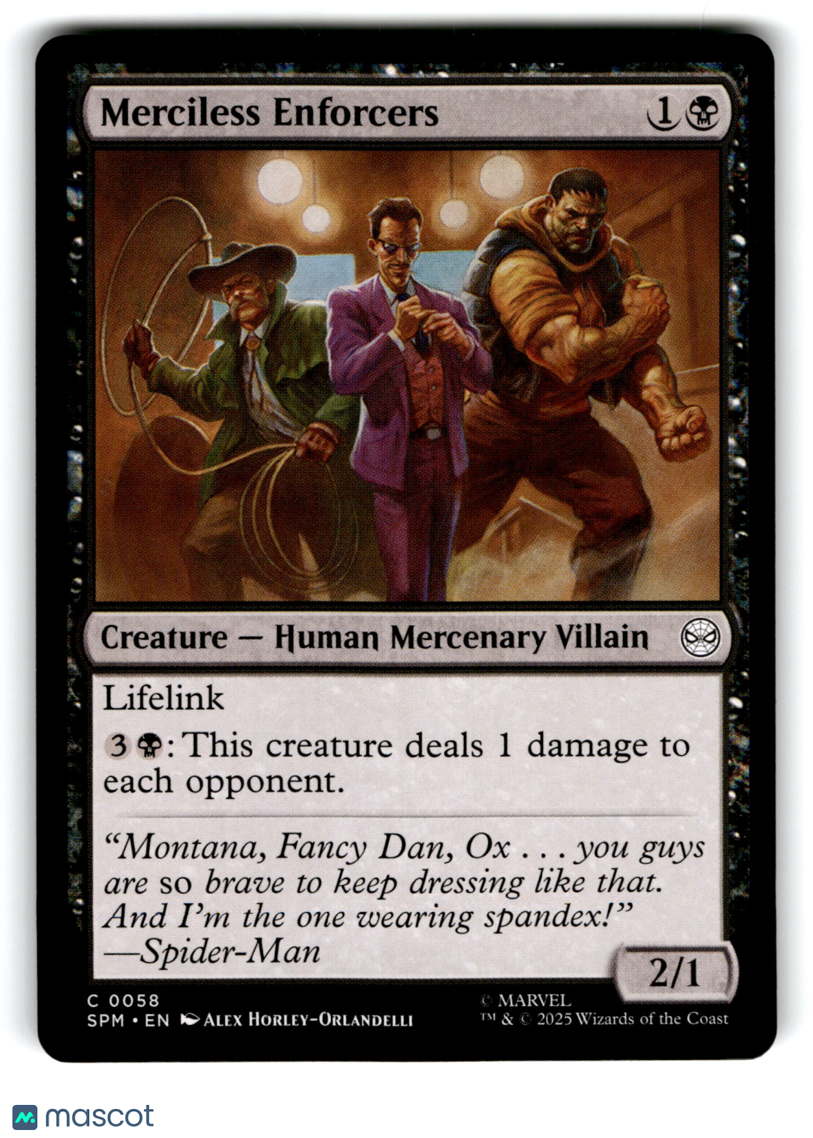 2023 Magic: The Gathering Merciless Enforcers #C 0058
