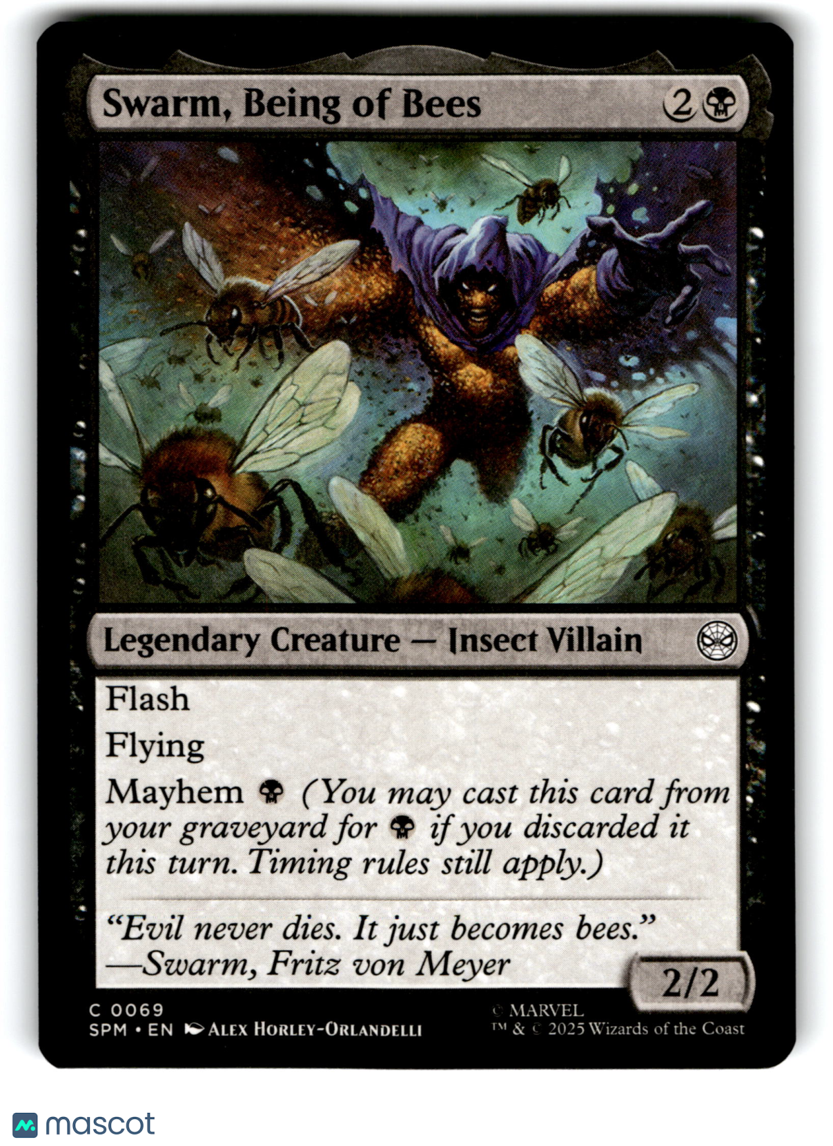 2023 Magic: The Gathering Swarm, Being of Bees #C 0069