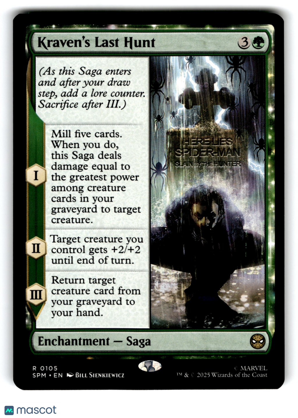 2025 Magic: The Gathering Kraven the Hunter Spider-Man #R 0105