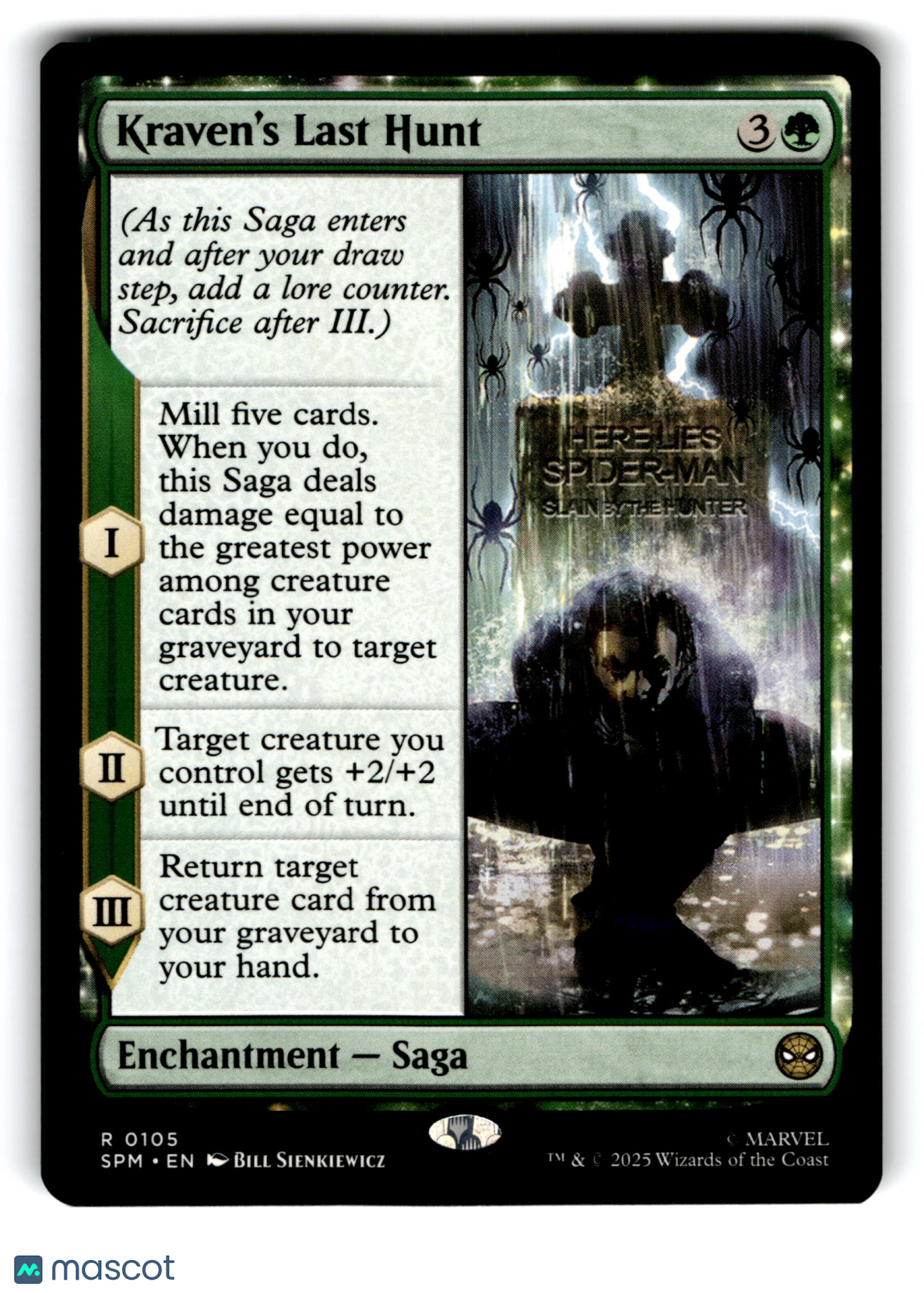 2025 Magic: The Gathering Kraven the Hunter Spider-Man #R 0105