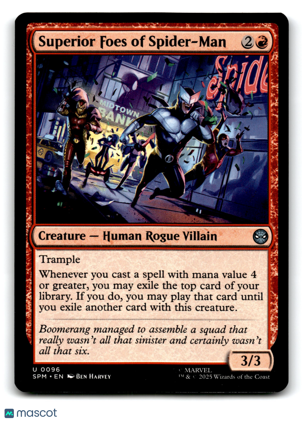 2025 Magic: The Gathering Superior Foes of Spider-Man #0096