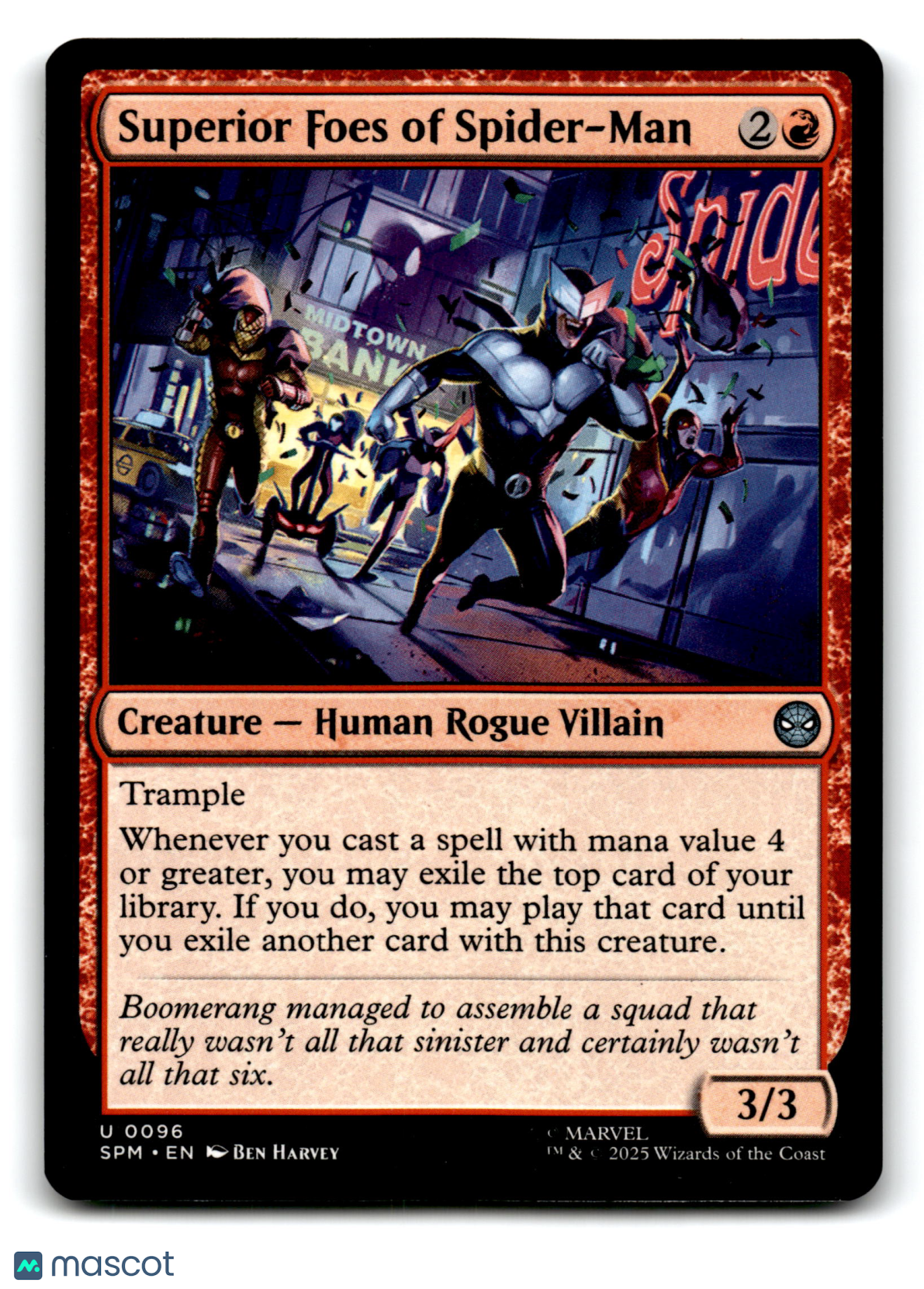2025 Magic: The Gathering Superior Foes of Spider-Man #0096