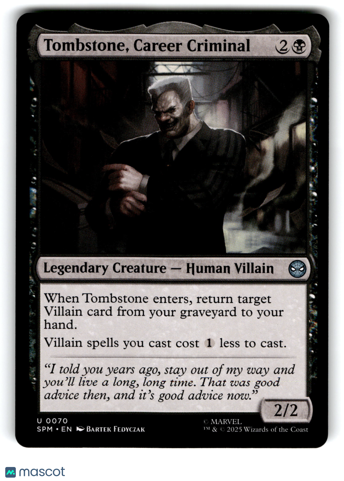 2025 Magic: The Gathering Tombstone, Career Criminal