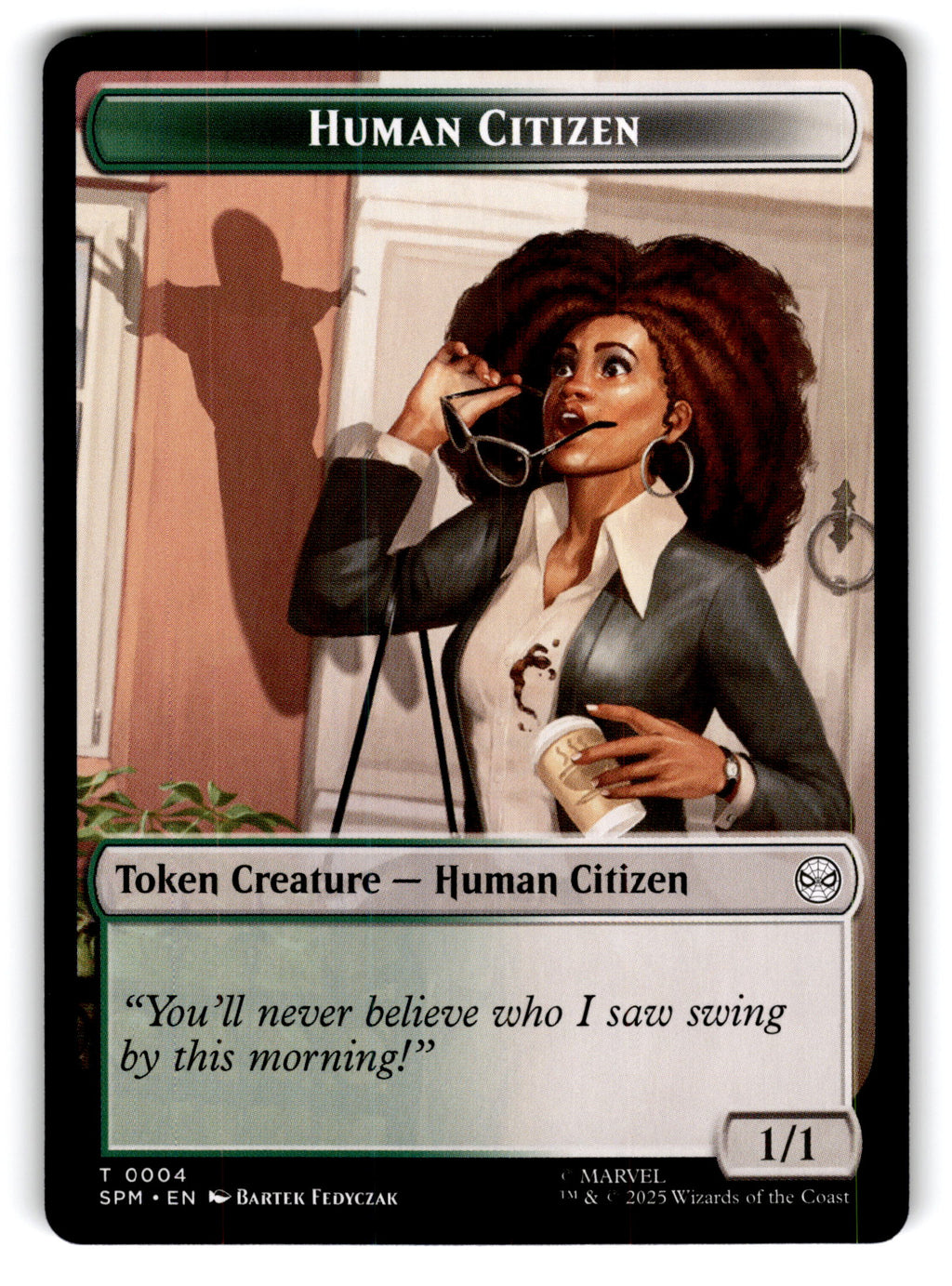 2025 Magic: The Gathering Treasure Human Citizen