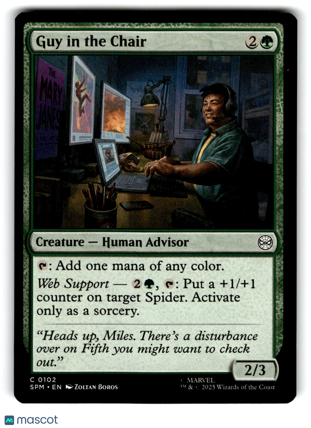 2025 Magic: The Gathering Guy in the Chair #C 0102