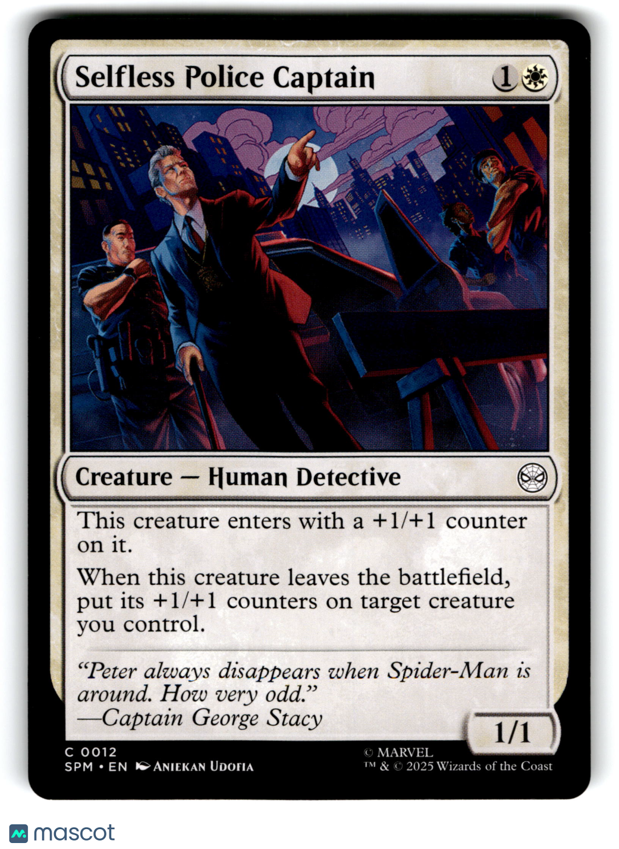 2025 Magic: The Gathering Selfless Police Captain #C 0012