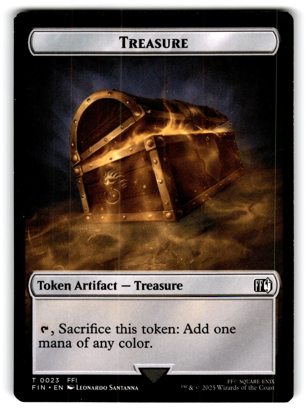 2025 Magic: The Gathering Treasure Hero Token