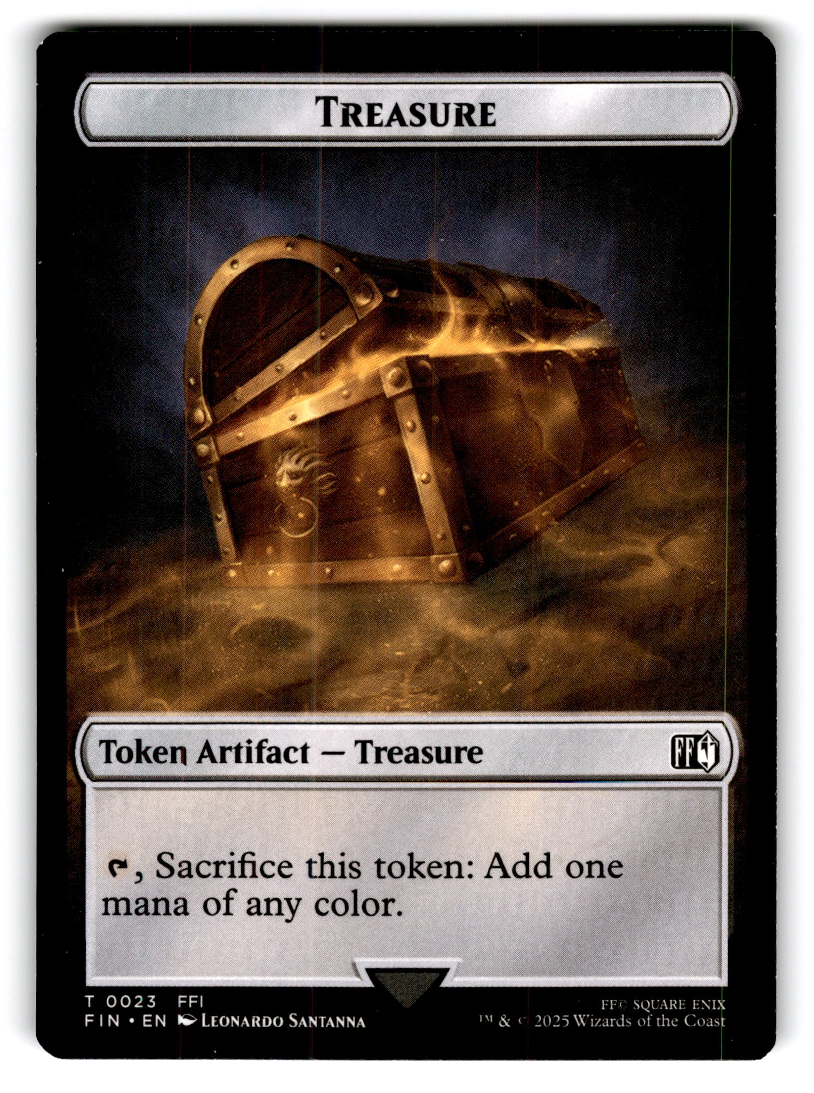 2025 Magic: The Gathering Treasure Hero Token
