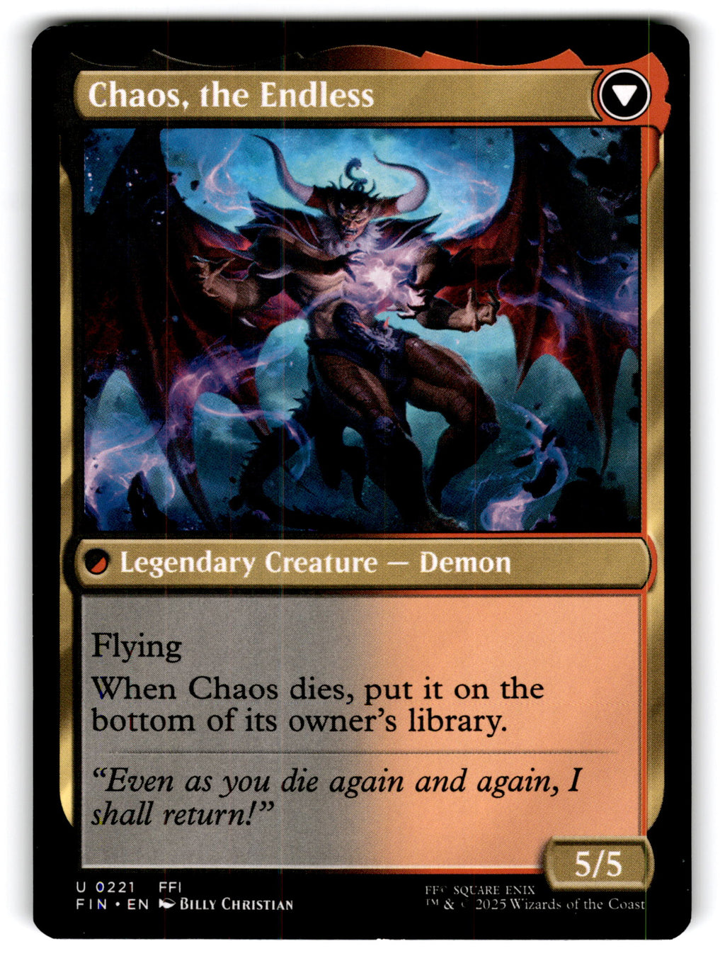 2025 Magic: The Gathering Garland, Knight of Cornelia #221