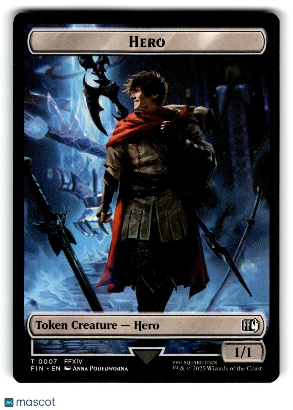 2025 Magic: The Gathering Robot Warrior Hero Token Double-Sided