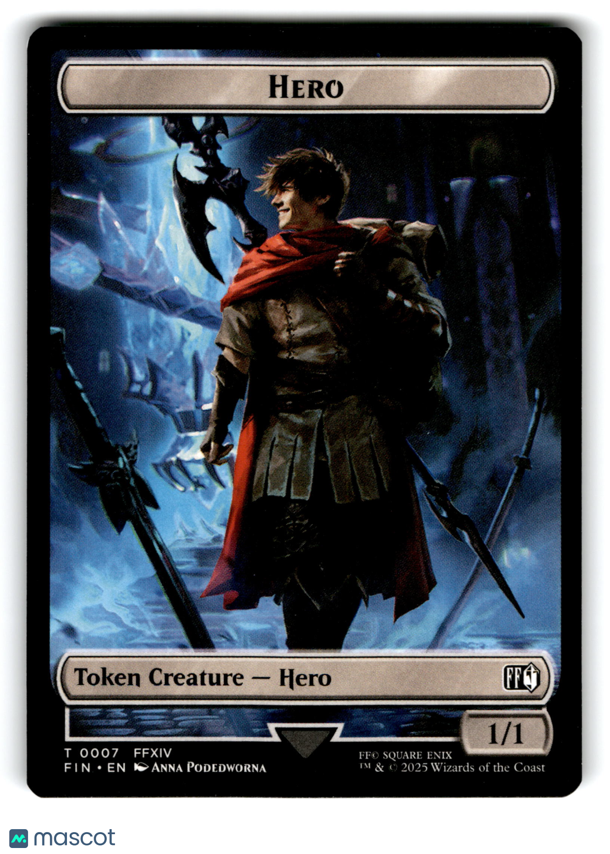 2025 Magic: The Gathering Robot Warrior Hero Token Double-Sided