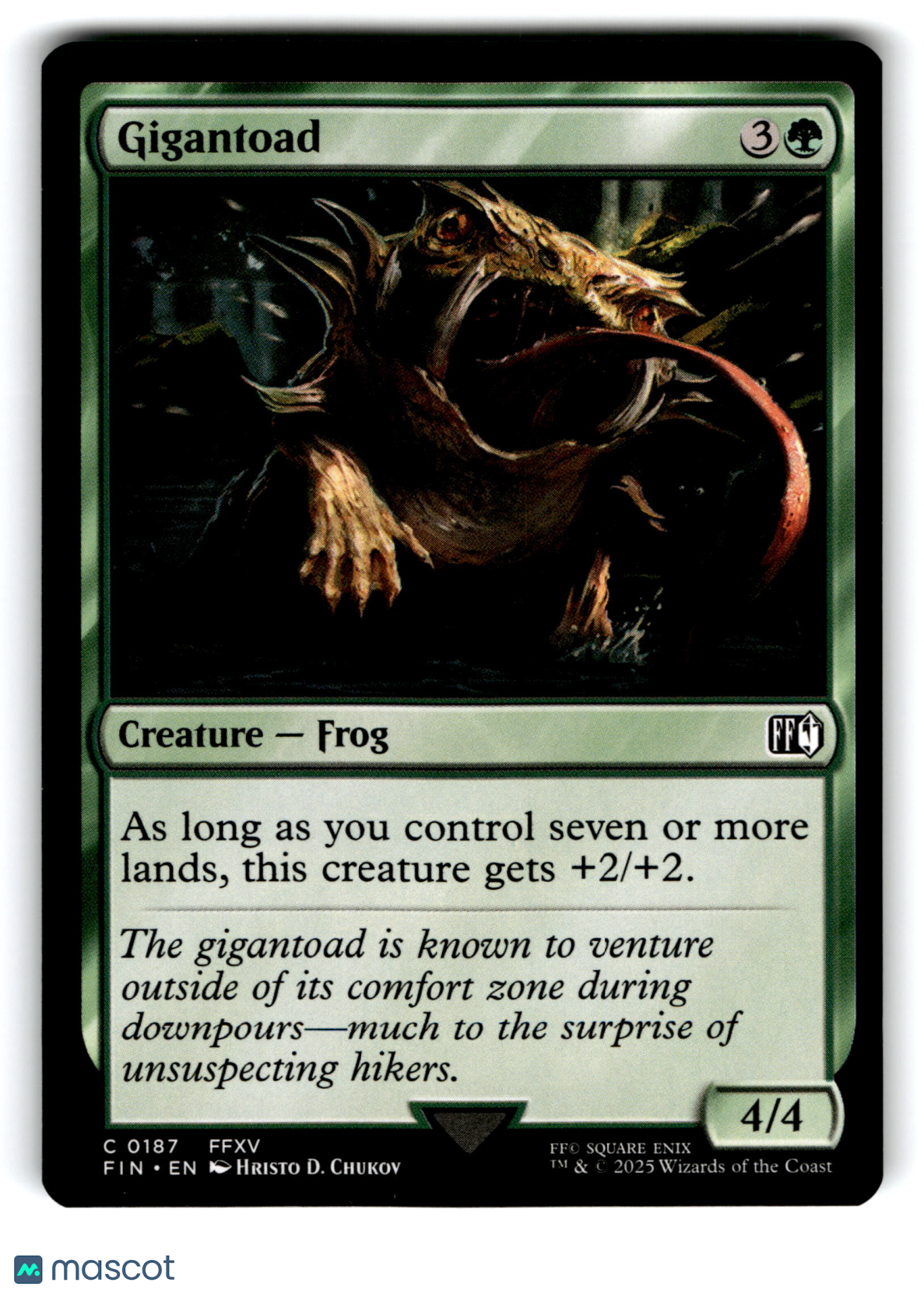 2025 Magic: The Gathering Gigantoad #C 0187