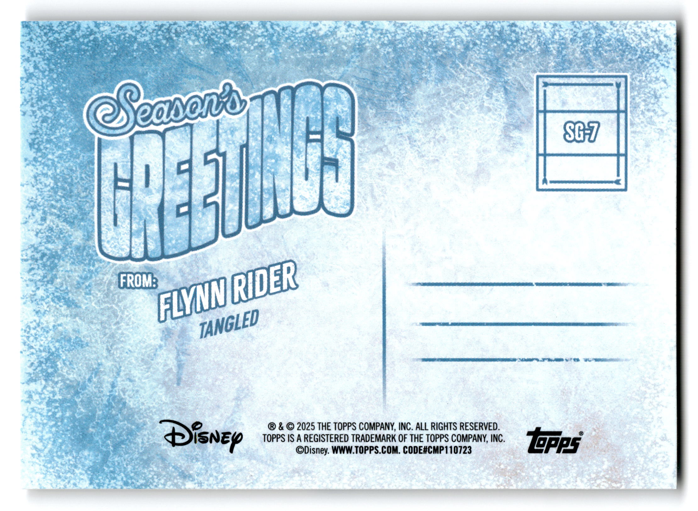 2025 Topps Disney Season's Greetings #SG-7