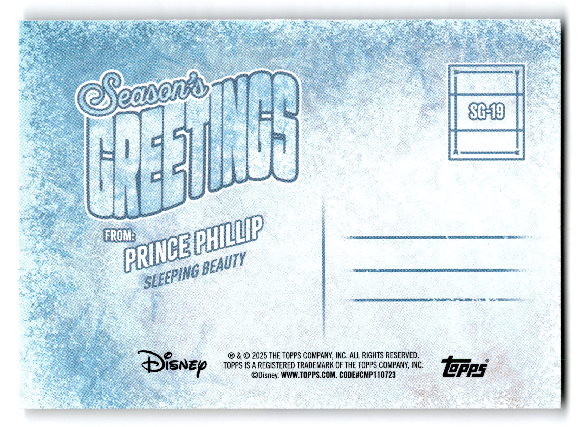 2025 Topps Disney Season's Greetings #SG-19
