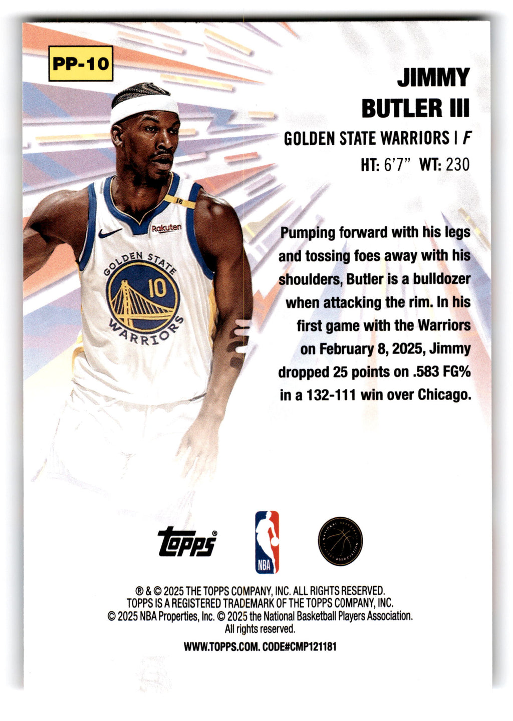 2025 Topps Power Players Jimmy Butler III #PP-10