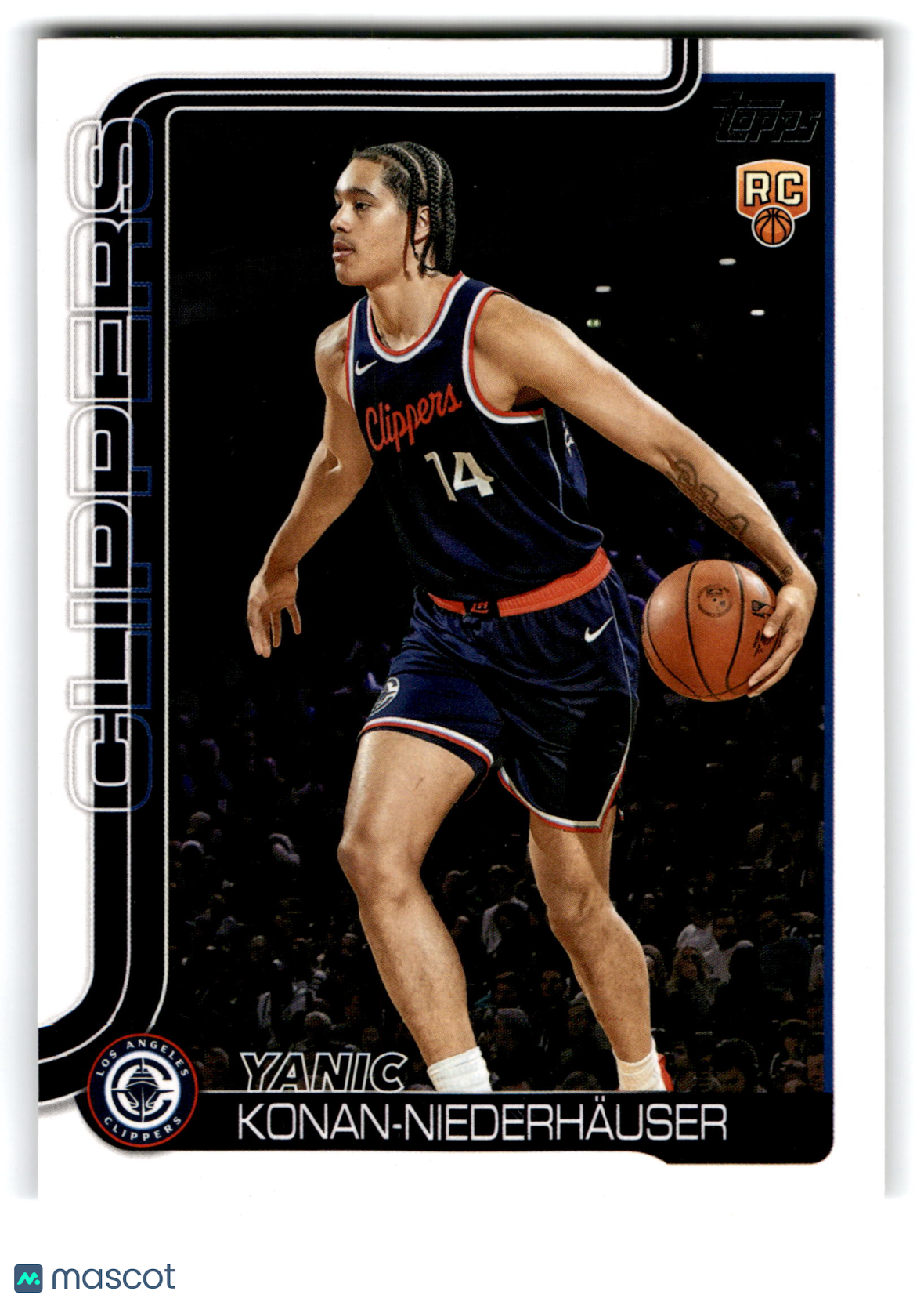 2025 Topps Basketball Yanic Konan-Niederhäuser #230 RC