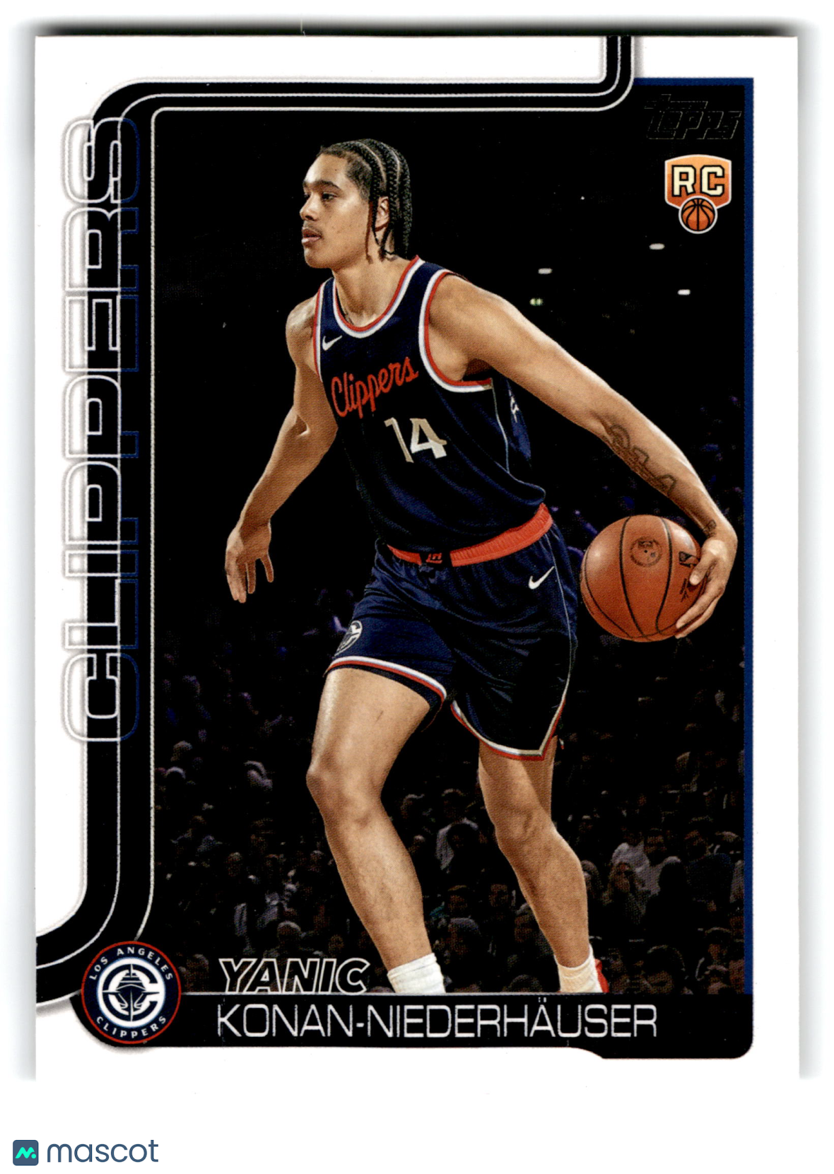 2025 Topps Flagship Yanic Konan-Niederhauser #230 RC