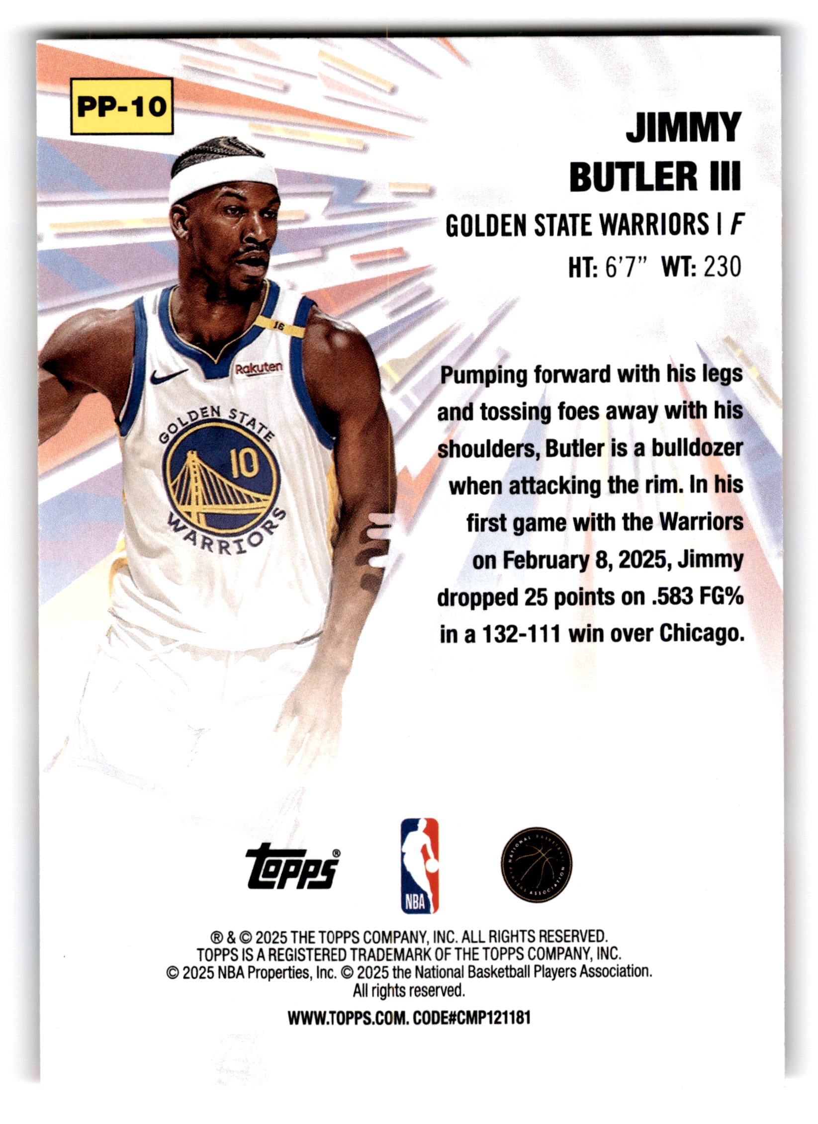 2025 Topps Power Players Jimmy Butler III #PP-10
