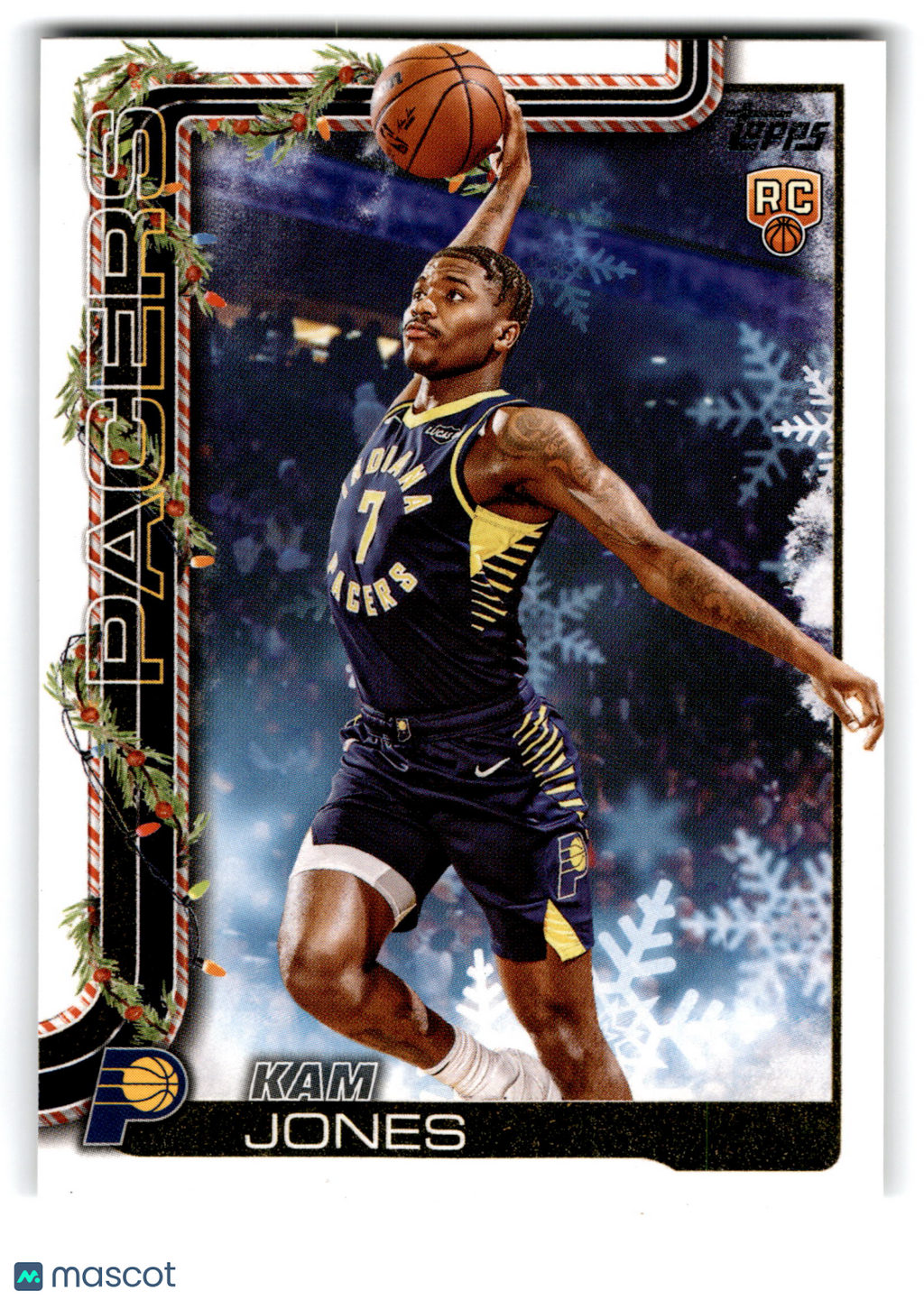 2025 Topps Holiday Kam Jones #H198 RC