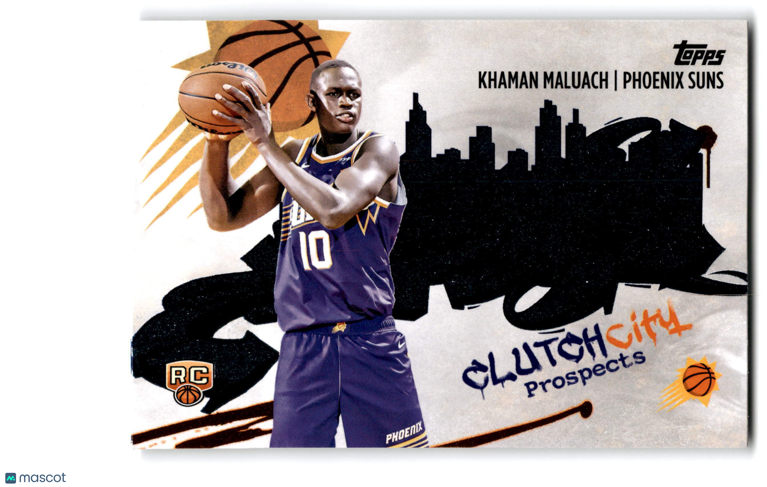2025 Topps Clutch City Prospects Khaman Maluach #CC-10 RC