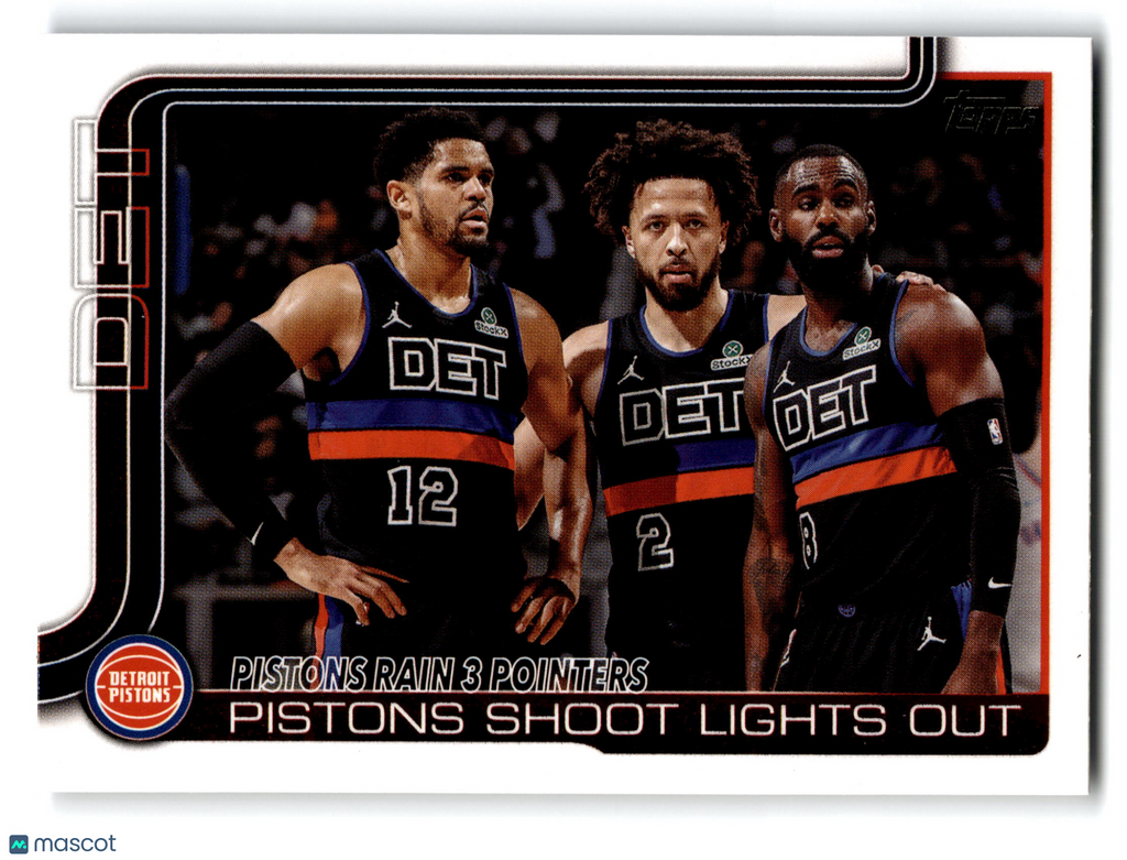 2025 Topps Basketball Flagship Detroit Pistons #279