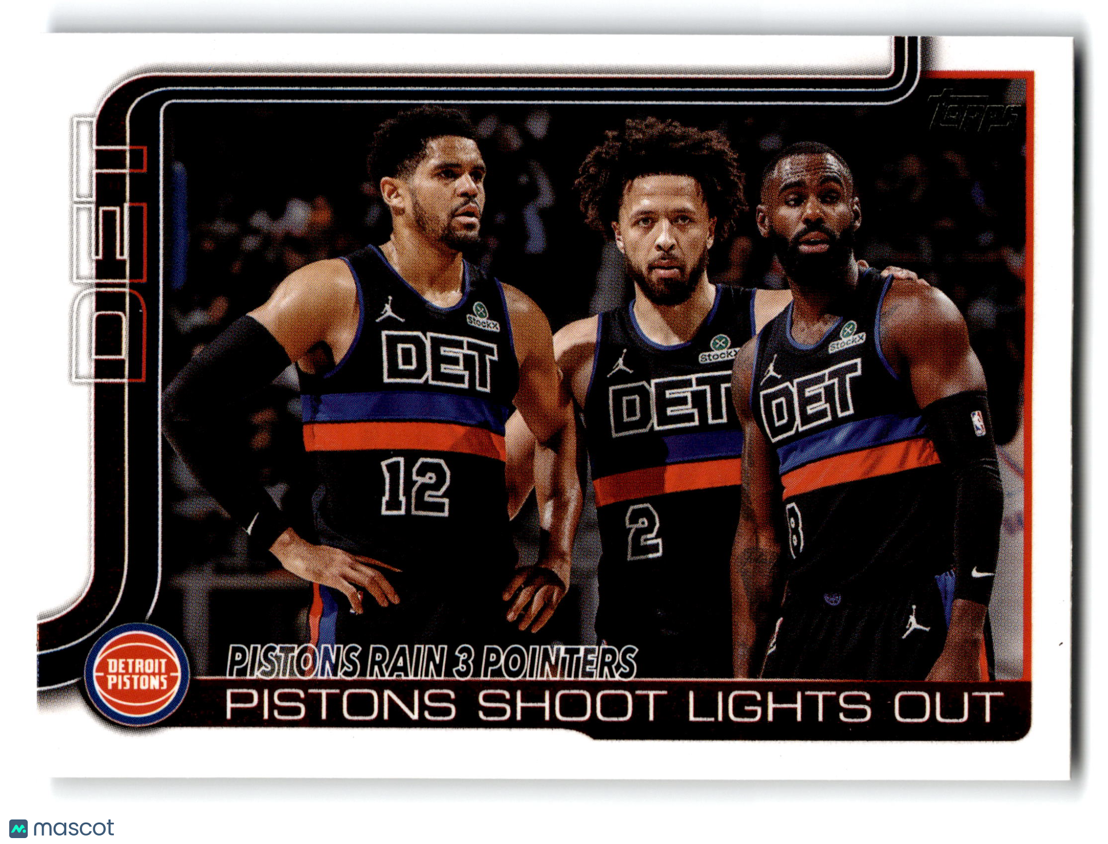 2025 Topps Basketball Flagship Detroit Pistons #279