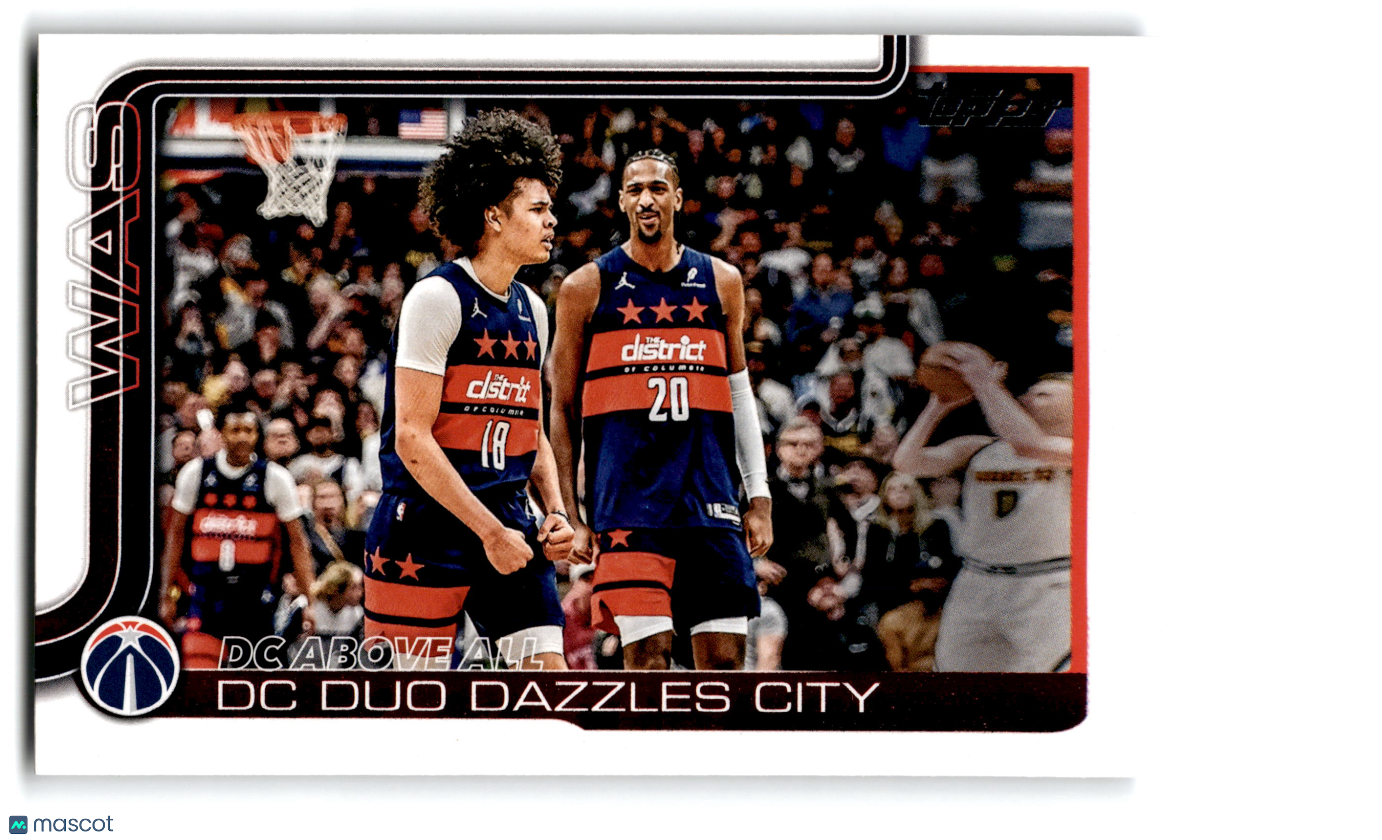 2025 Topps Basketball Flagship Washington Wizards (Team Card) #285 Base