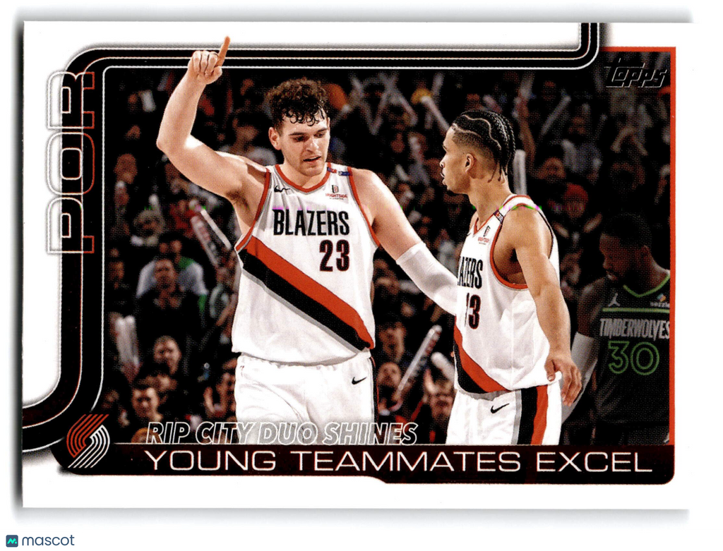 2025 Topps Flagship Portland Trail Blazers (Team Highlights) #289