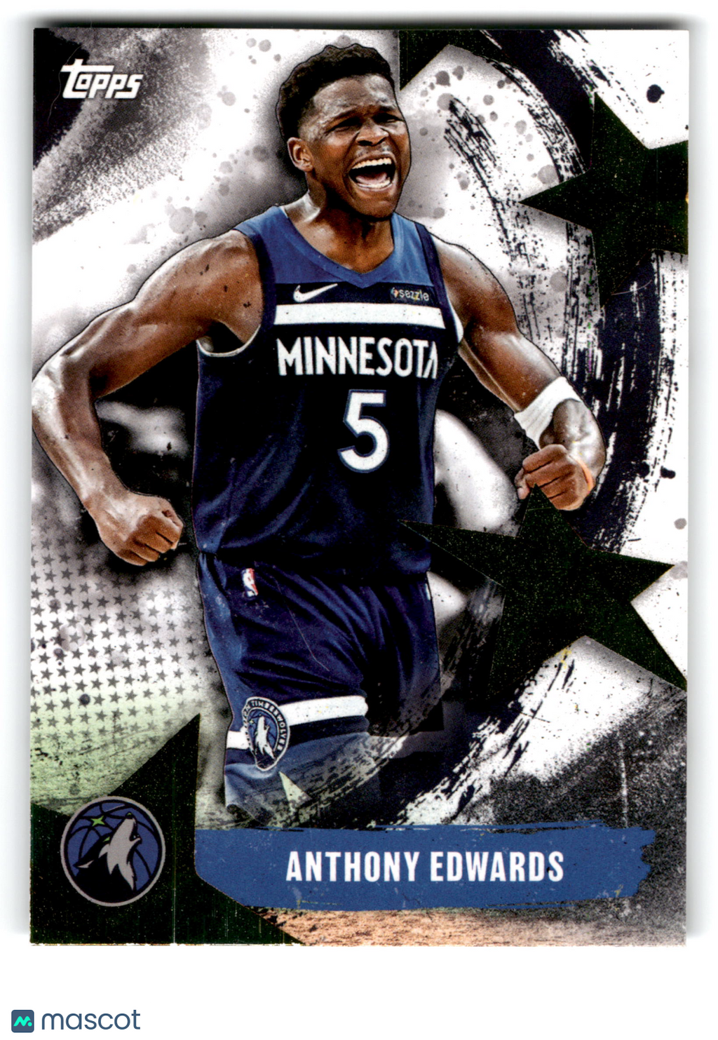 2025 Topps Stars of NBA Anthony Edwards #SA-7