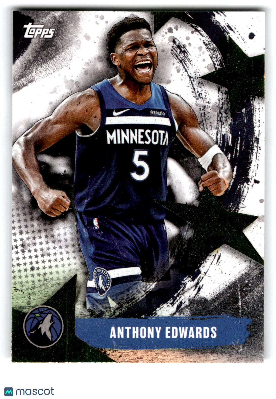 2025 Topps Stars of NBA Anthony Edwards #SA-7
