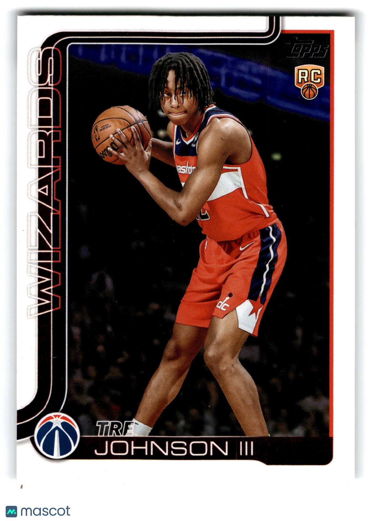 2025 Topps Flagship Basketball Tre Johnson III #206 RC