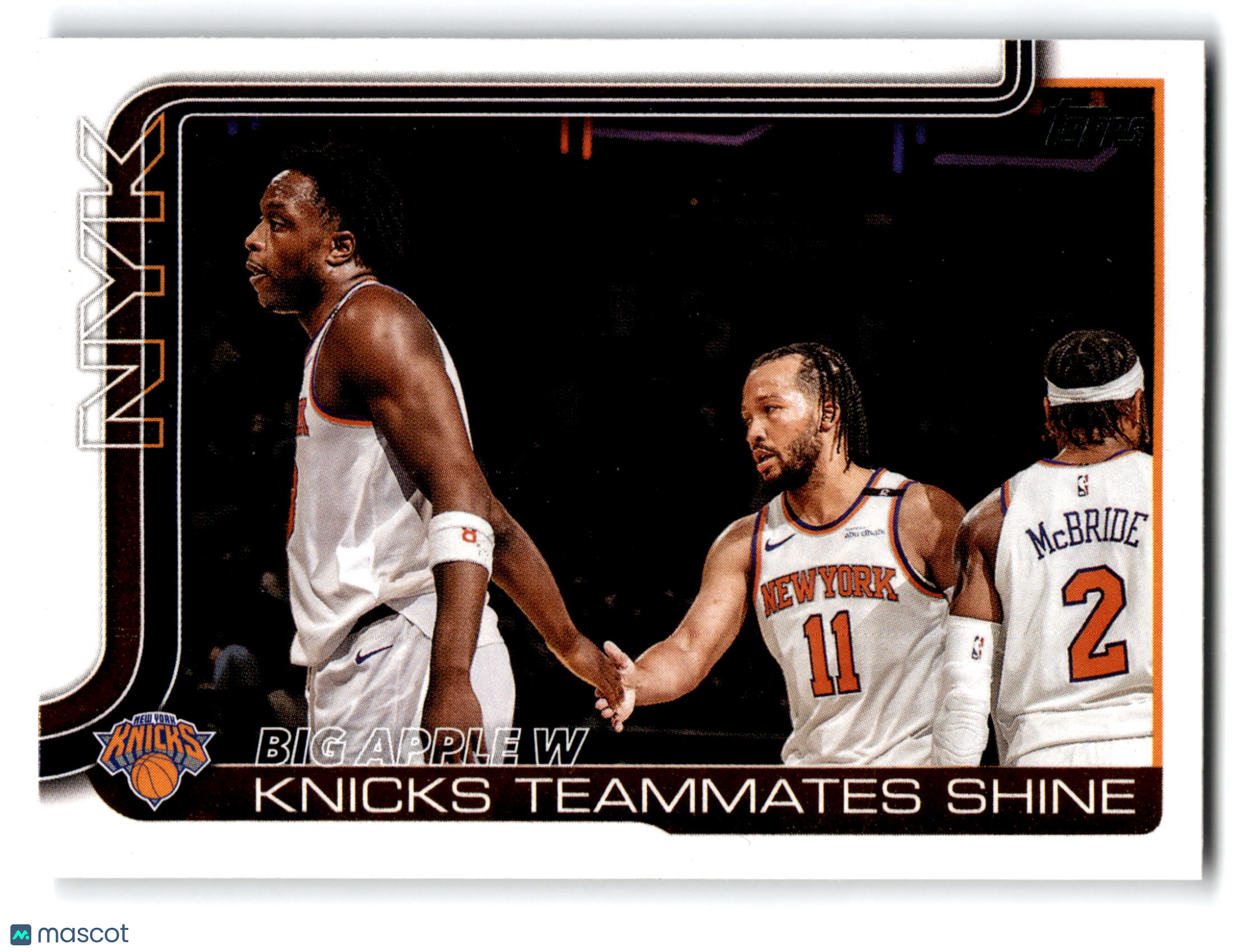 2025 Topps Flagship Isaiah Hartenstein Miles McBride Jalen Brunson #274