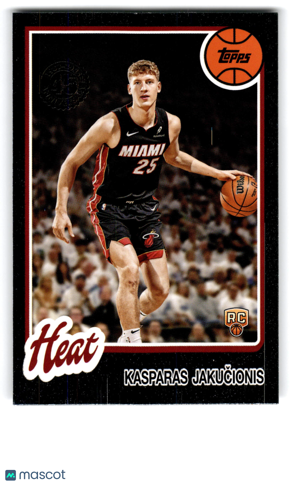 2025 Topps Kasparas Jakučionis #80BK-66 RC