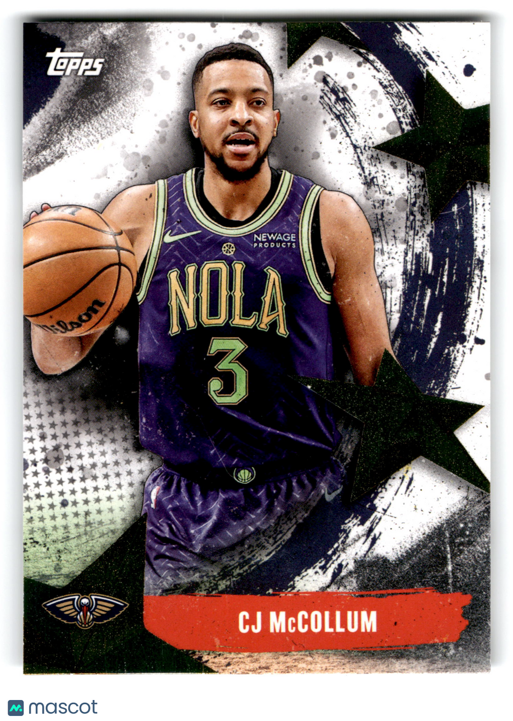2025 Topps Stars of NBA CJ McCollum #SA-30