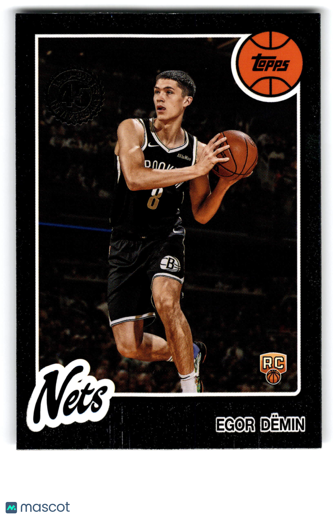 2025 Topps Basketball Egor Demin #80BK-55 RC
