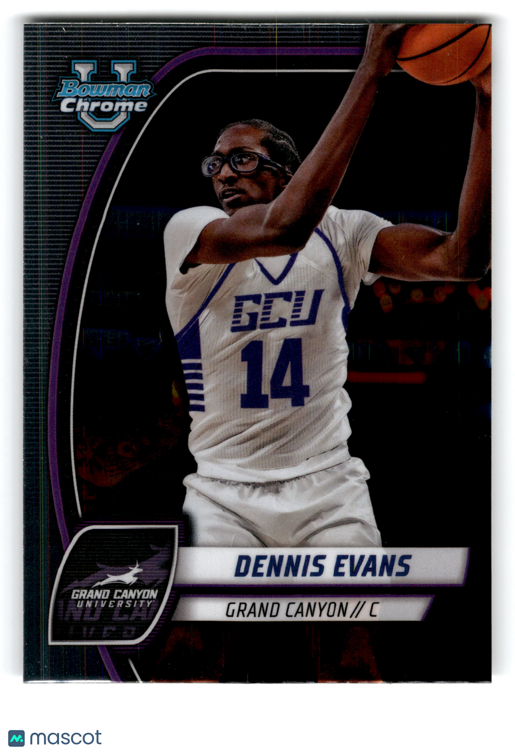 2025 Topps Bowman Chrome University Dennis Evans #89
