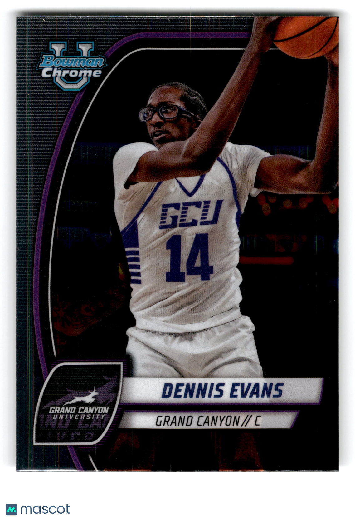 2025 Topps Bowman Chrome University Dennis Evans #89