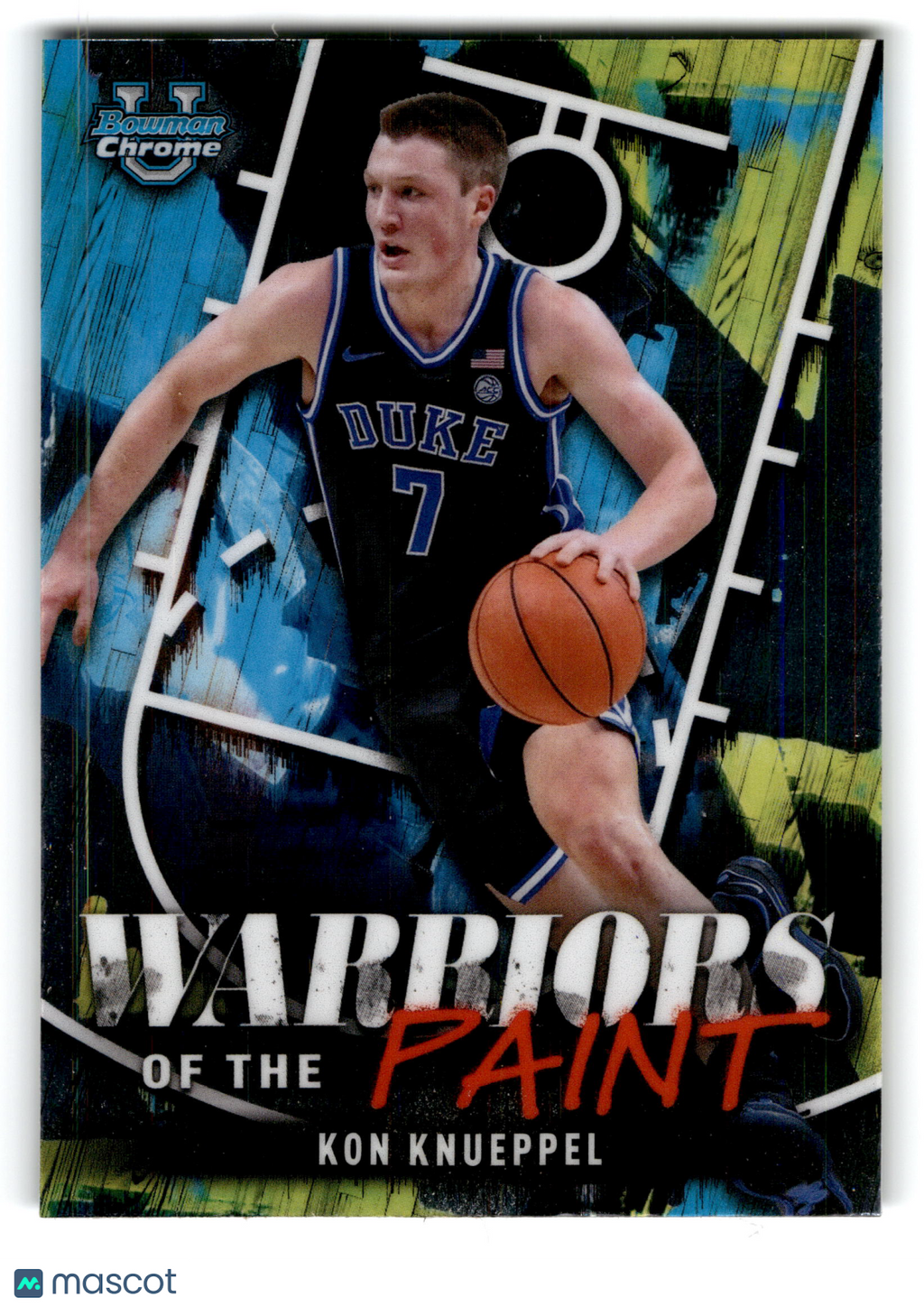 2025 Topps Bowman U Chrome Warriors of the Paint Kon Knueppel #WP-13