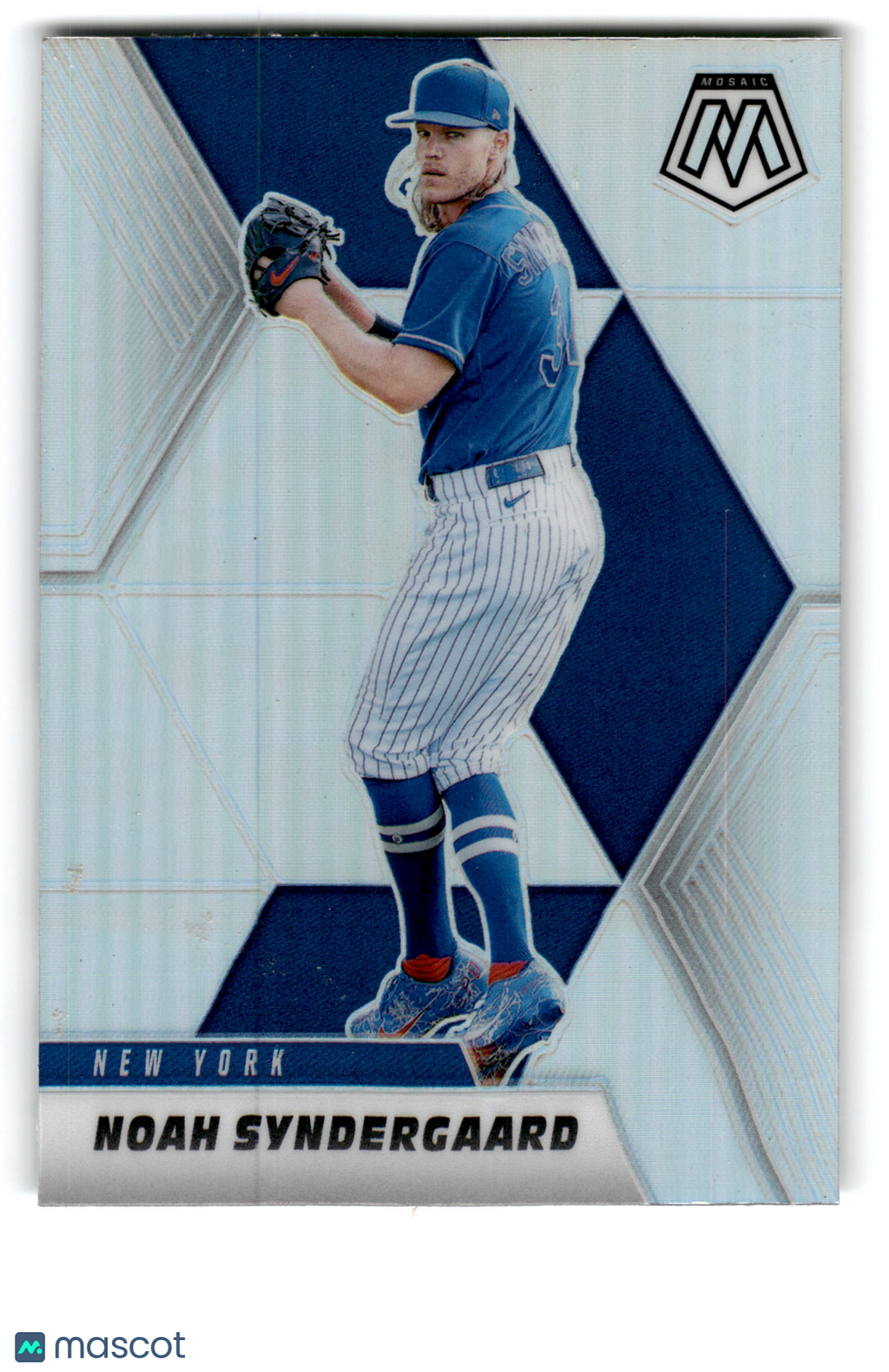 2021 Panini Mosaic Baseball Noah Syndergaard #57 Silver Prizm