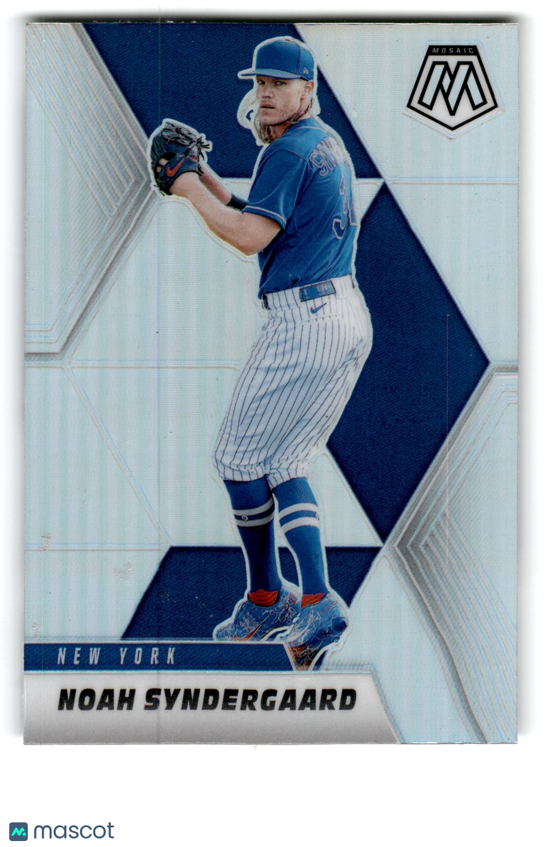 2021 Panini Mosaic Baseball Noah Syndergaard #57 Silver Prizm