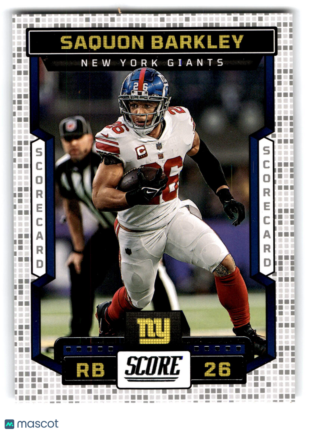 2023 Panini Score Football Saquon Barkley #235 Scorecard
