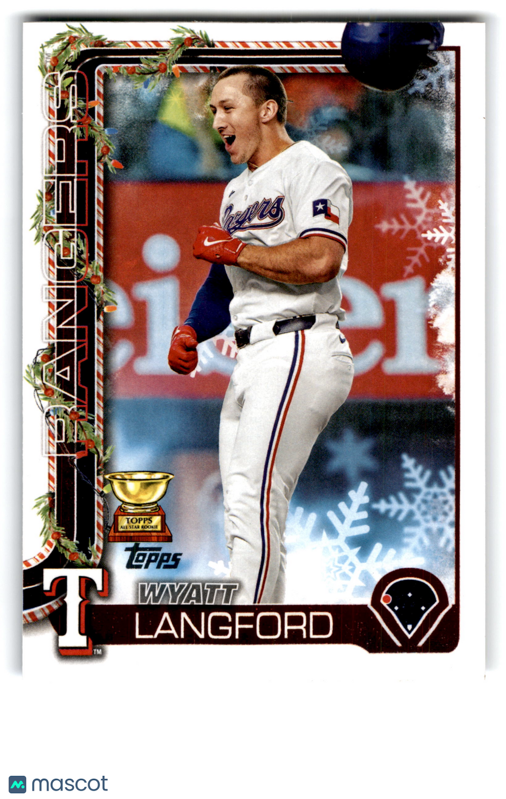 2025 Topps Holiday Wyatt Langford #H87